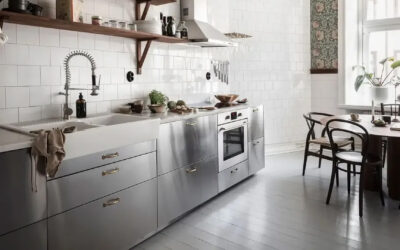 Hot Home Trend: Stainless Steel Kitchens